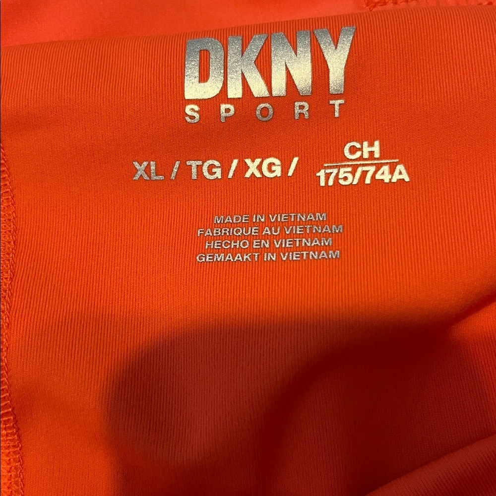DKNY Sport Vibrant Orange Shorts - Picture 2 of 9